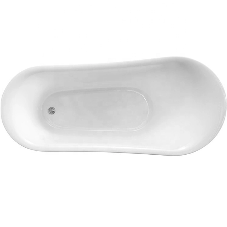 Mosaic Surround Oval Acrylic Freestanding Italian Bathtubs Small Bath Tub Acrylic