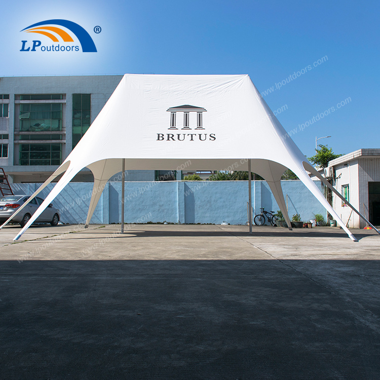 Aluminum Pole advertising Star Shade Tent for Outdoor Promotion Events