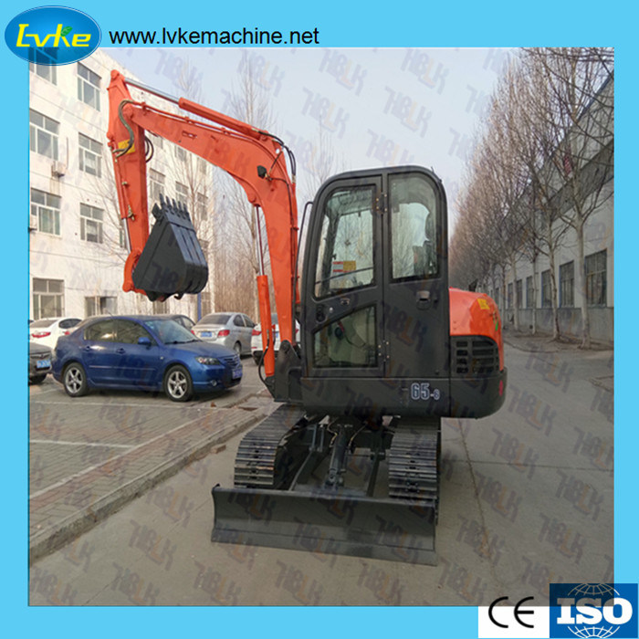 Construction Machine Construction Machinery 6.5t 6.5 Tons Mini Crawler Excavator