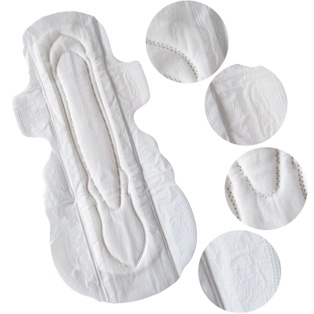 350mm Women General Maxi Night Use Cotton Sanitary Napkin