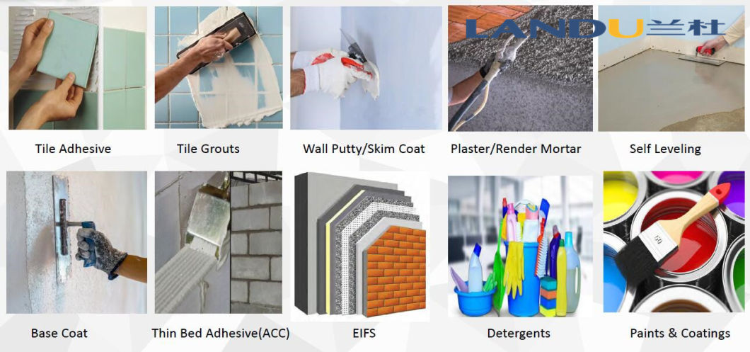 Construction Grade Cellulose Ether HPMC for Gypsum Spray Plaster