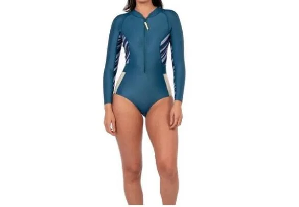 Lycra Long Sleeve One Piece Diving Suit with Short Bottoms 3266