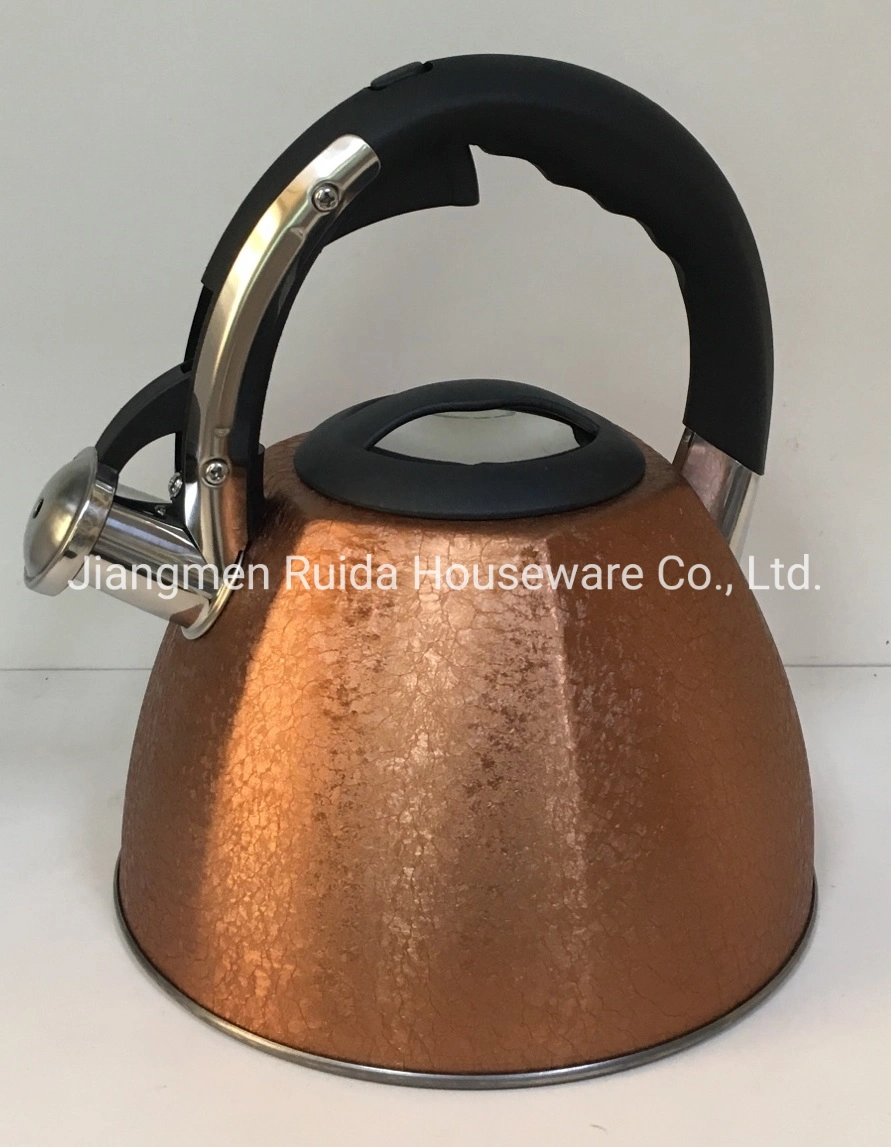 Wholesale Stainless Steel Kitchenware 3.0L Stainless Steel Whistling Kettle Induction Ready Kitchen Utensils