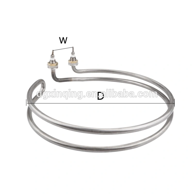 Double Rings Electric Heating Element for Barrel Stainless Steel Ancake Coil 2-Pin Water Heating Element