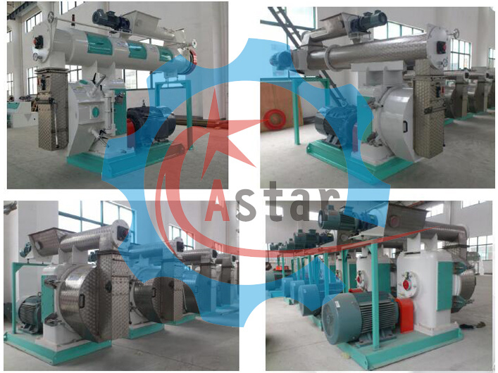 with Automatic Grease Ring Die Animal Feed Pellet Machine