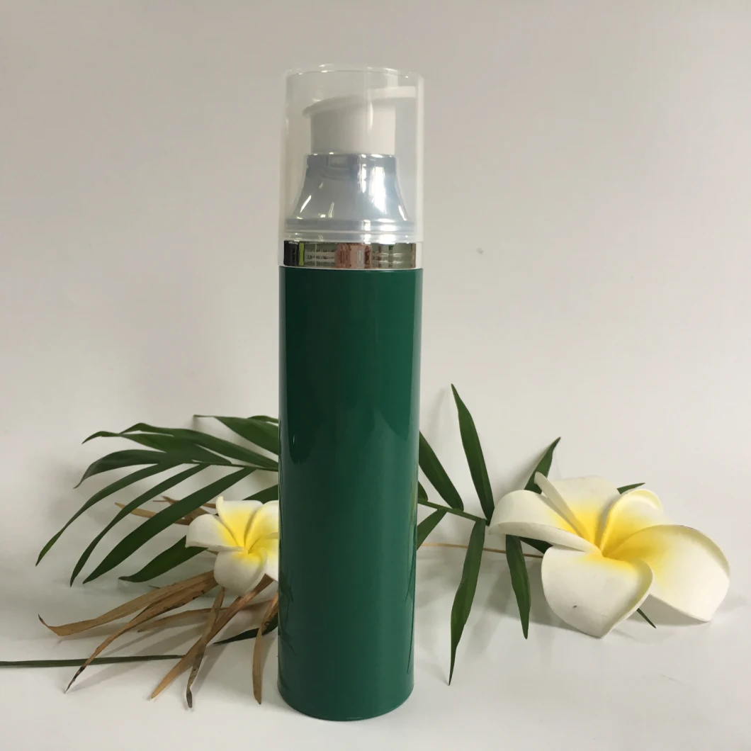 New Arrival Luxury Green Acrylic Cosmtic Jar Bottle (PPC-CPS-077)