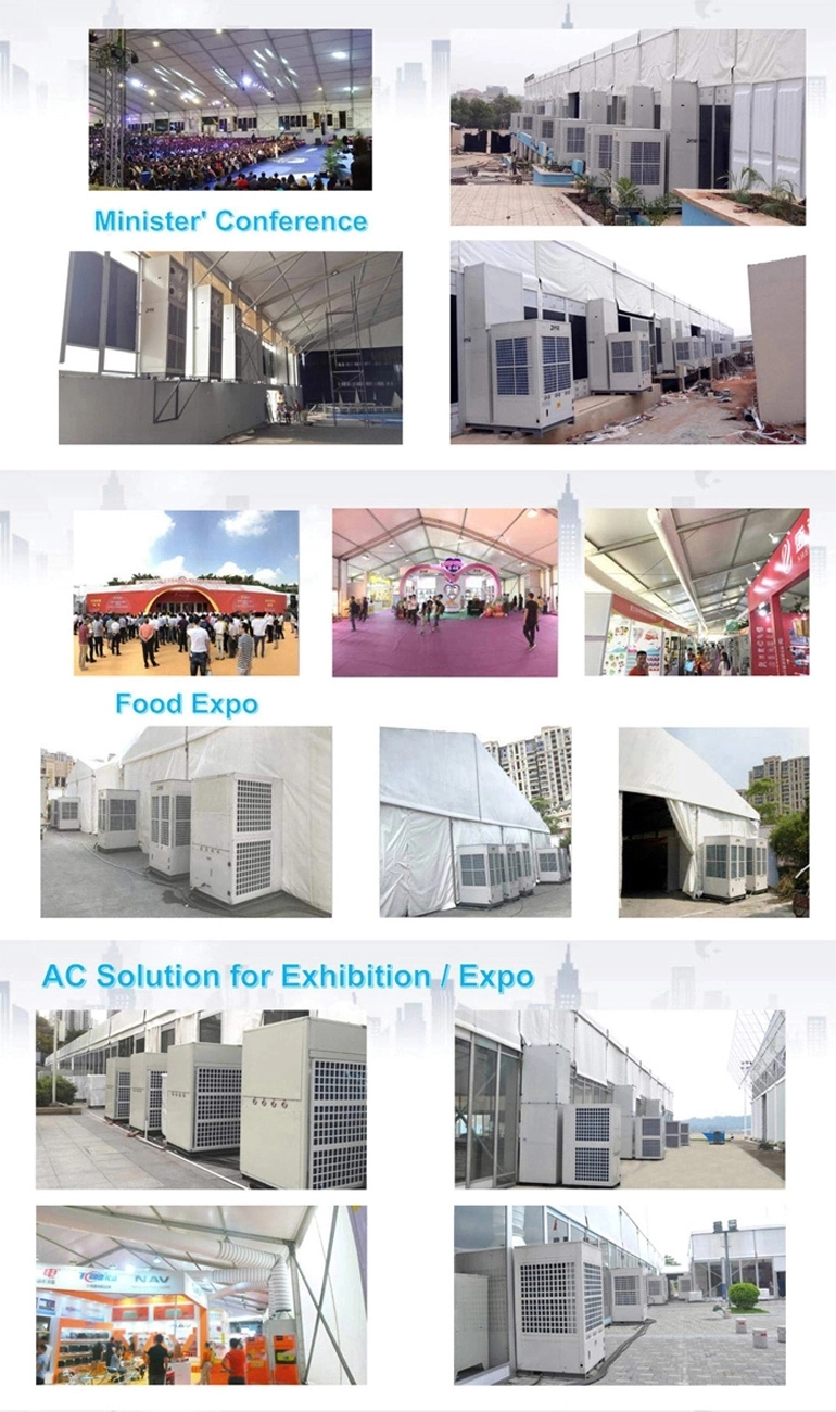 15HP Portable Air-Cooled Central AC for Warehouse Workshop Exhibition Tents