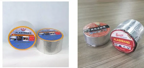 Butyl Flashing Tape Self Adhesive Waterproof Tape Butyl Rubber Tape with Aluminium Film