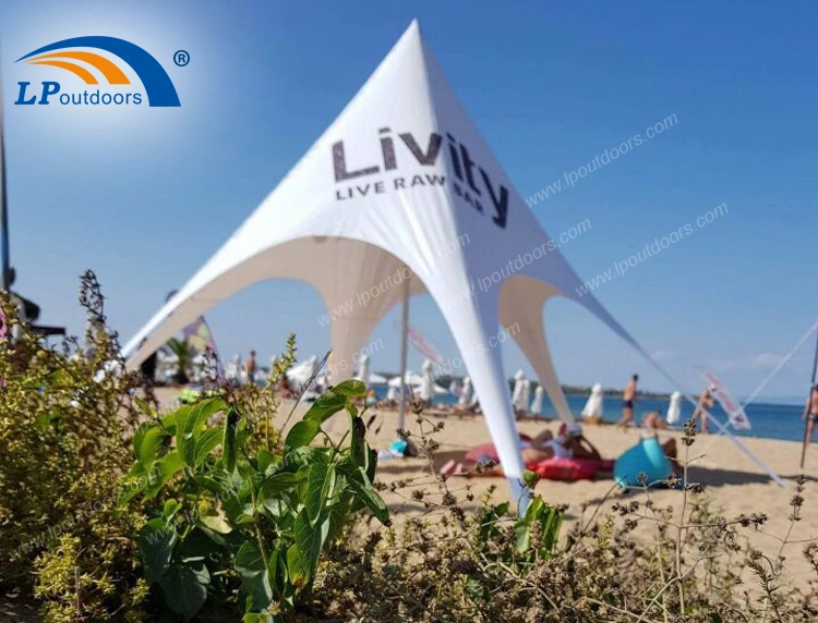 Luxury Single Top Advertising Star Shade Tent for Outdoor Commercial Party Events