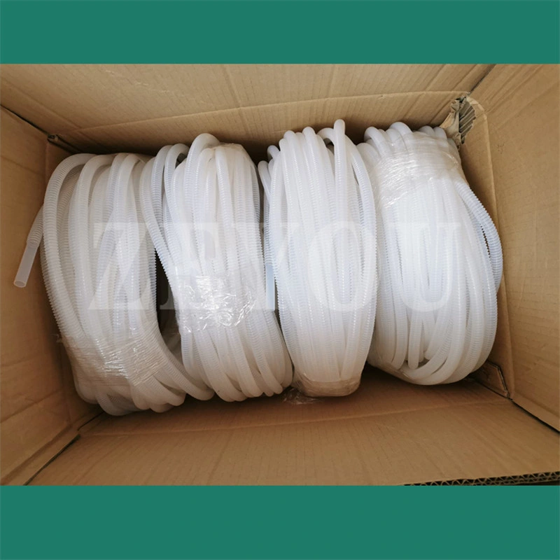 Flexible Corrugated PTFE F4 PFA FEP Tubing for Chemical Industry