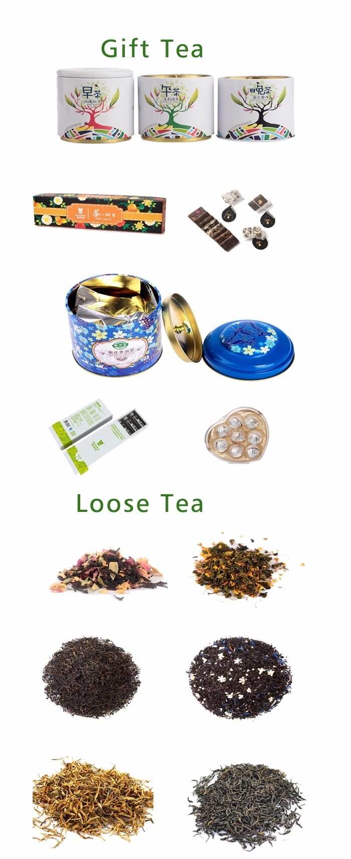 Wholesale Organic Green Tea Jasmine Oolong Tea Green Tea