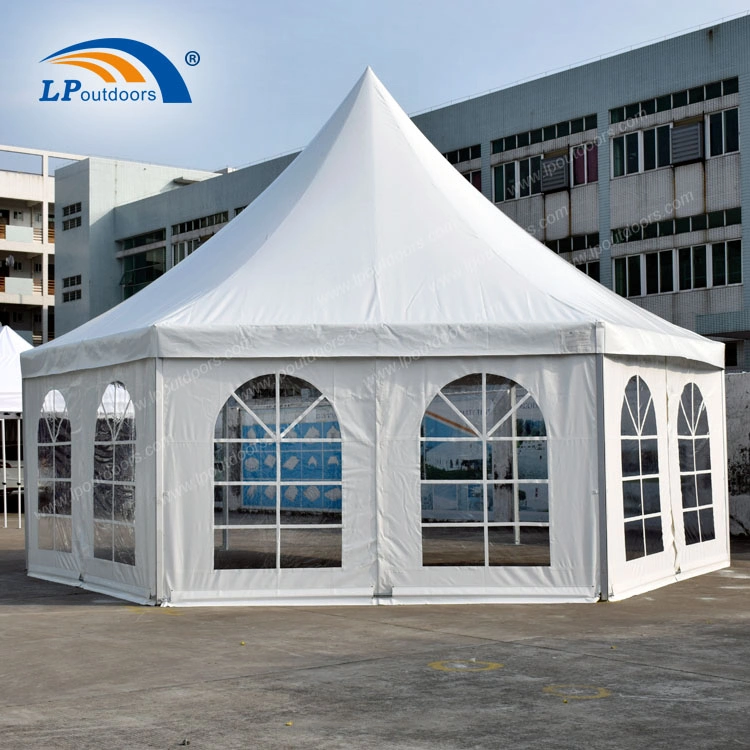 Hexagon PVC Pagoda Pop-up Tent Aluminum Tent for Party