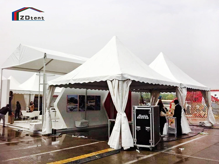 Small Party Pagoda Tent Trade Show Auto Show Event Tent
