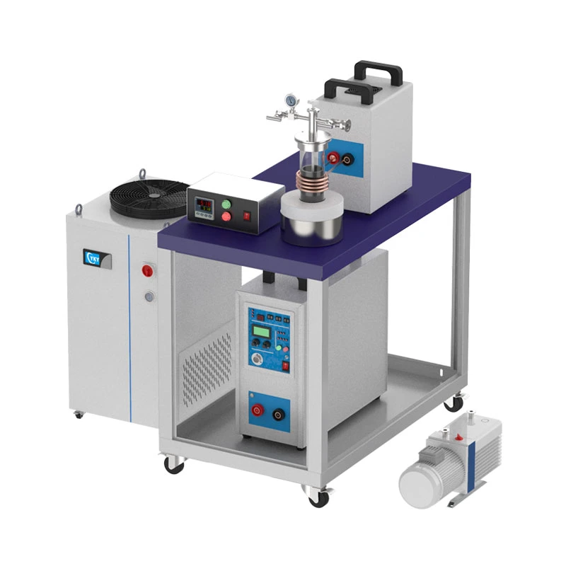 Compact Temperature-Controlled 7kw Induction Heating Melting System with Complete Accessories