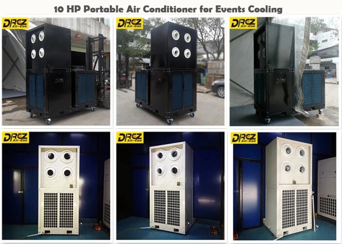10HP HVAC Industrial Central Portable Party AC for Exhibition Tents