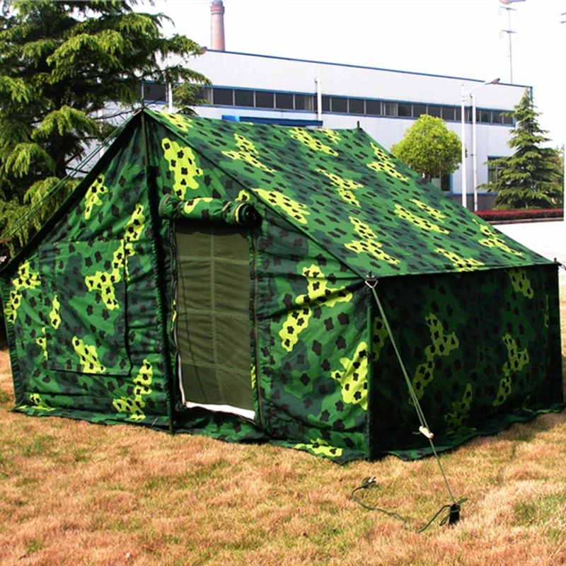 Portable Camo Canvas 5 Person Army Military Camping Tent