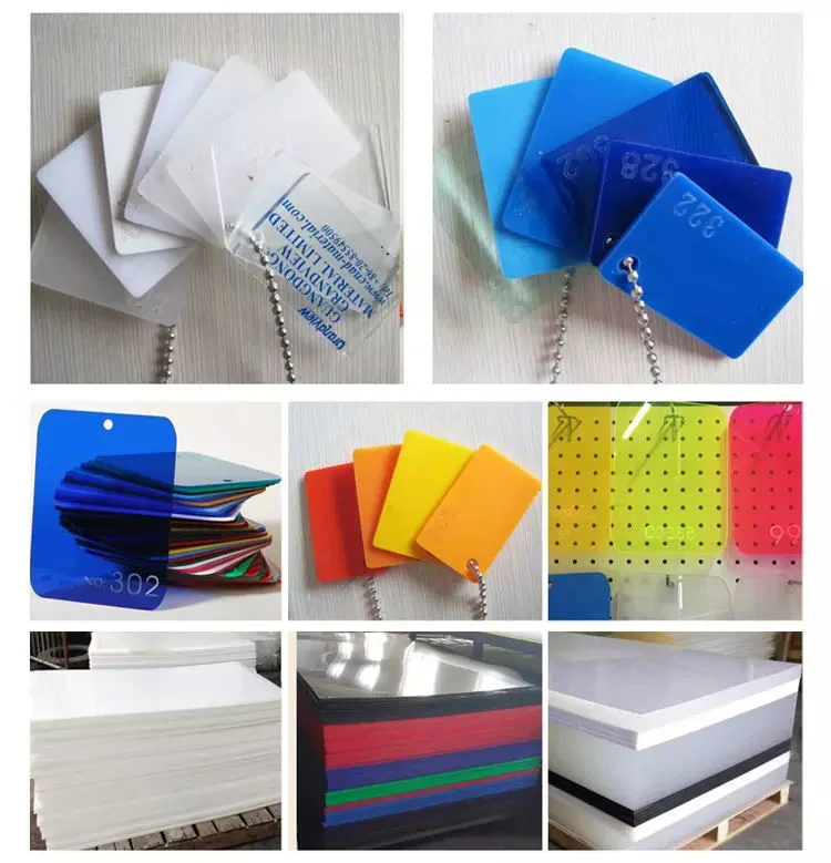 Factory Direct Sale Color Transparent Flexible Plastic Acrylic Sheet