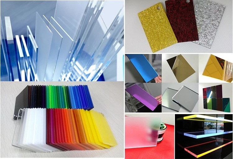 100% Pure Different Thickness PMMA Plexi Glass Transparent Perspex Extruded Clear Cast Acrylic Sheet