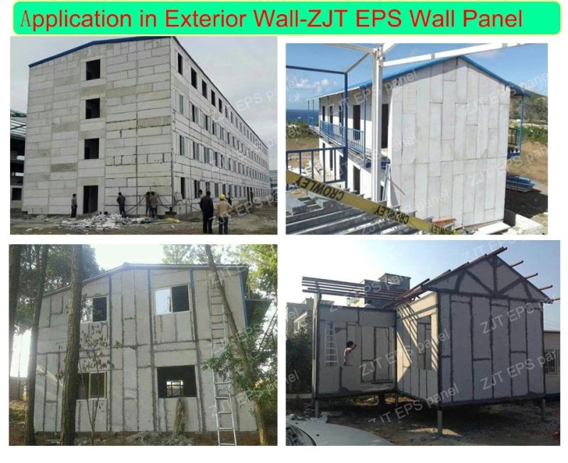 Insulated Panel with Polystyrene for External Walls Construction Material