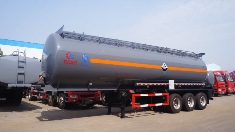 Heavy Duty 36cbm Chemical Tank Semi Trailer