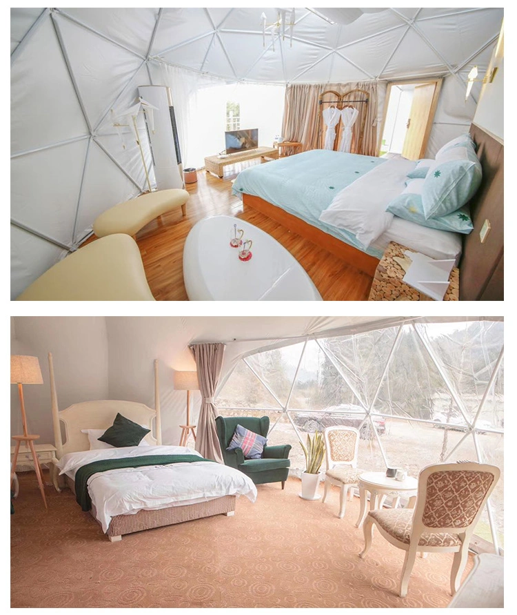 Unique Design Summer Camping Luxury Safari Dome Tent