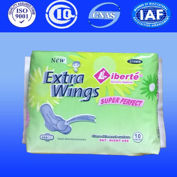 Women Sanitary Napkins with Negative Anion Sanitary Pad for Daily and Night Use