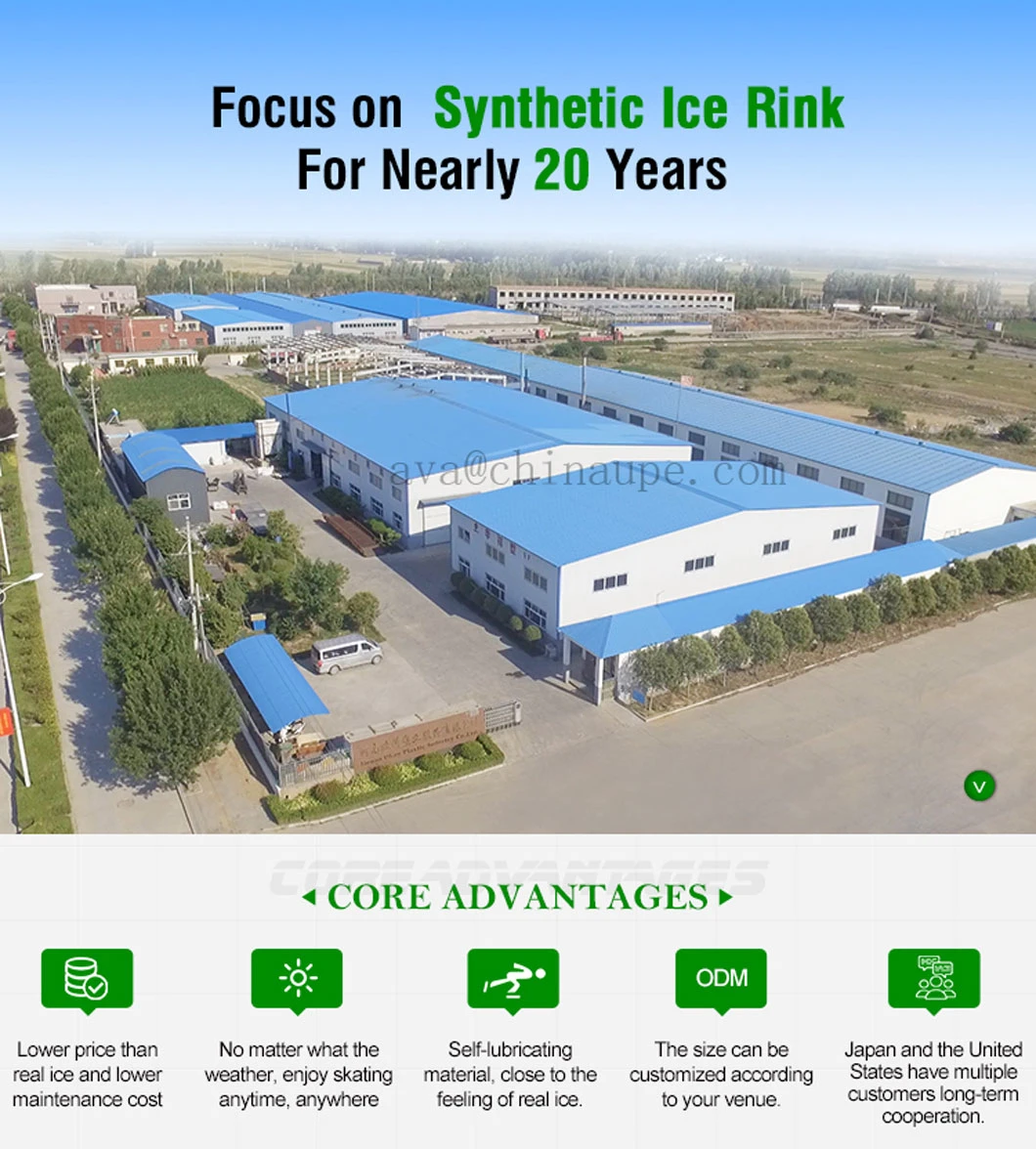 Wholesale Customized Low Cost Management Self-Lubrication UHMWPE Plastic Ice