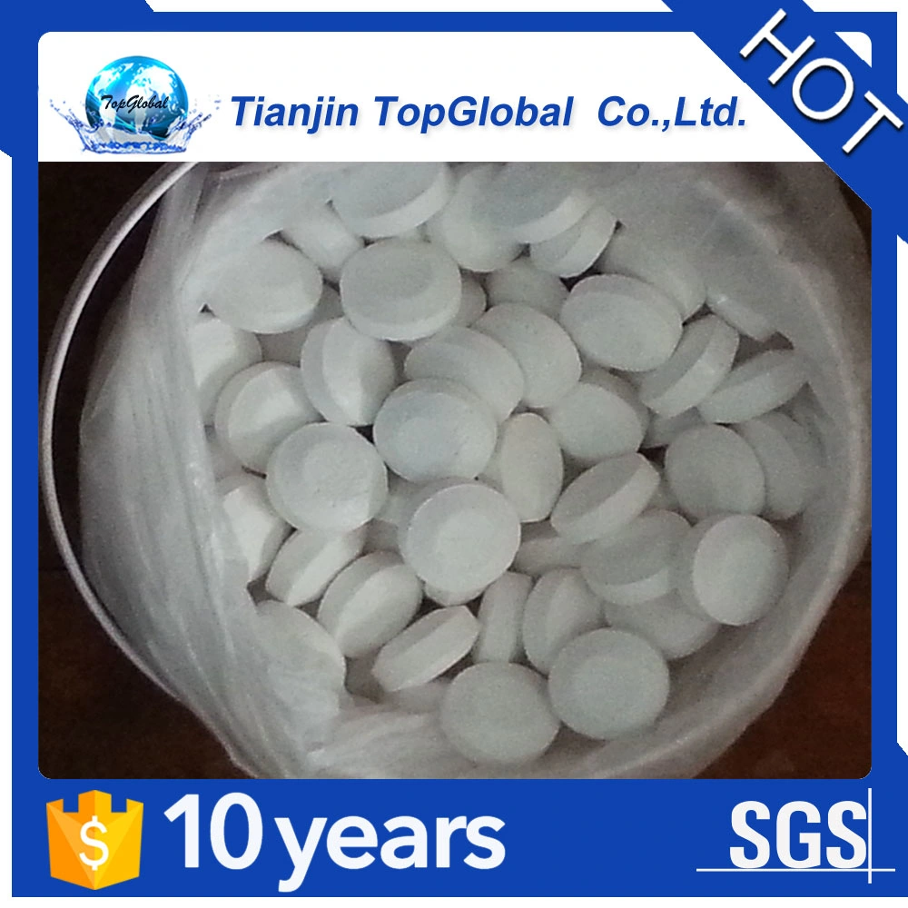 Sanitizer Dichloroisocyanuric Acid Sodium Salt Dihydrate SDIC 60% Tablets Powder