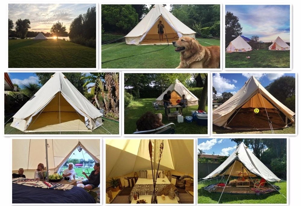 Durable Outdoor Glamping Bell Tent