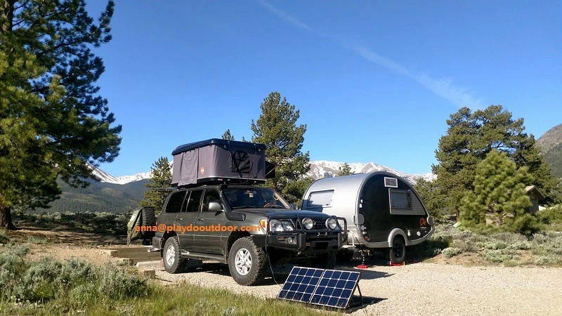 Camping Car / Truack / Tralier Roof Tent Fiberglass Hard Shell Roof Top Tent