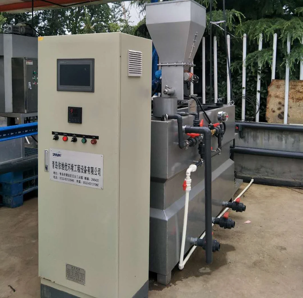 Daf or Sludge Dewatering Machine with Automatic Dosing Machine for Liquid Polymer Preparation