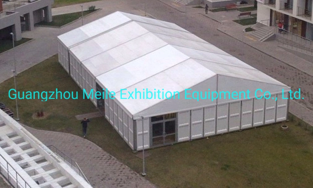 Luxury White Frame Tent Solid Plastic Walling Tent Hall