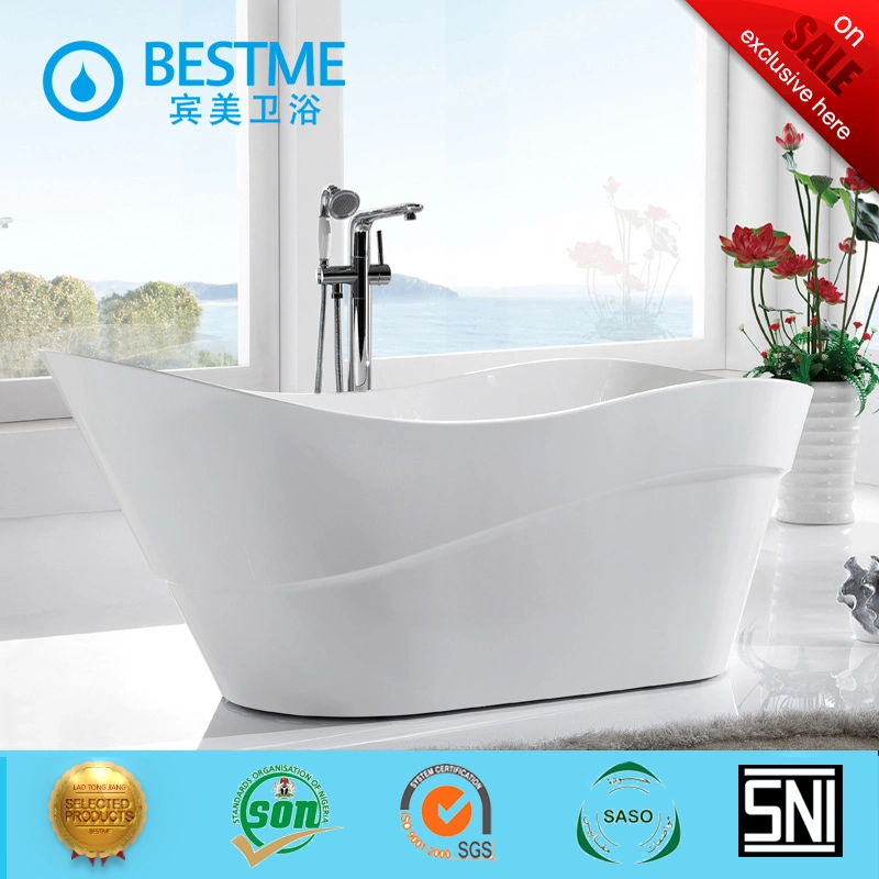 High End Free Standing Acrylic Bath Tub, New Style Acrylic Bathtub, Fast Delievery Bt-Y2596