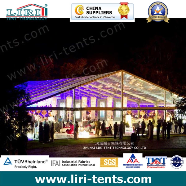 Transparent 15X40m 500 People Outdoor Wedding Tent