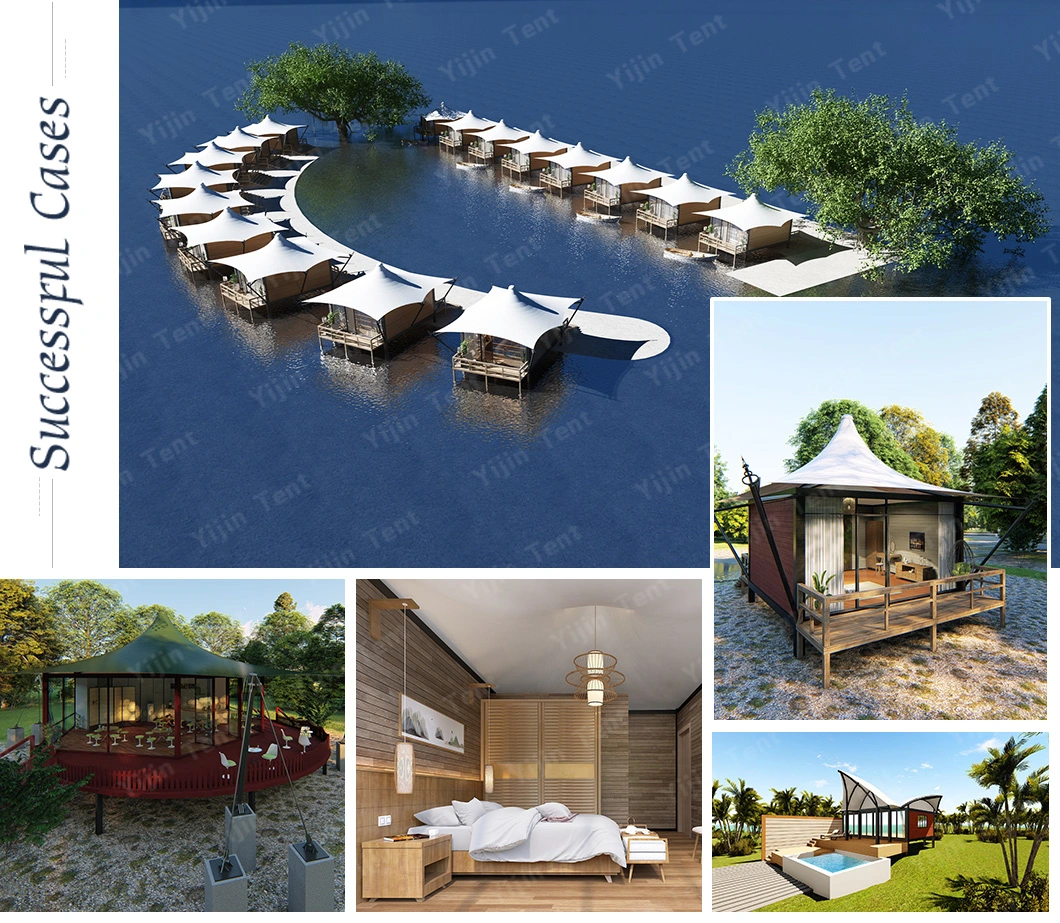 Promotion Luxury Outdoor Resort Glamping Hotel Safari Tent 3X6