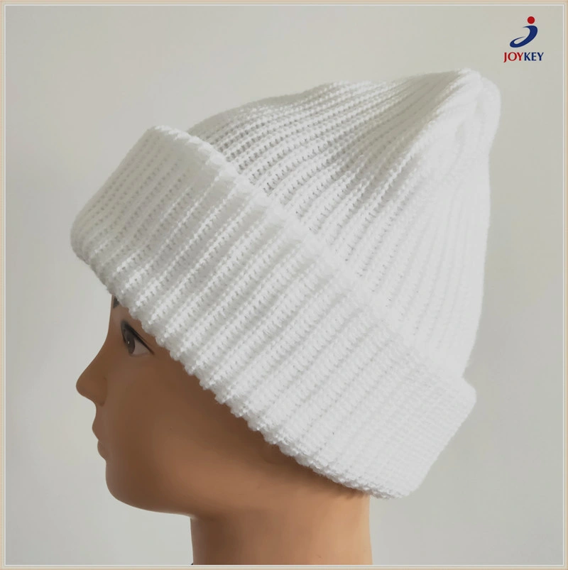 High Quality White Acrylic Hat, Beanie Hat, Winter Hat, Winter Beanie, Winter Hat, Knitted Hat