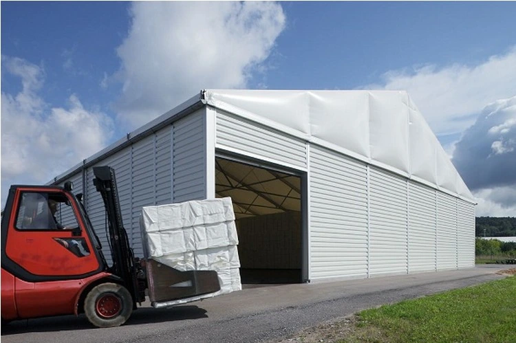 300m2 Large Warehouse Tent/Temporary Storage Tent with Roller Shutter Door