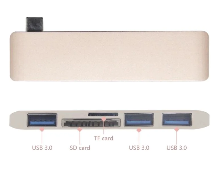 11 in 1 USB Type-C Hub with 4K Hdml RJ45 1000Mbps Ethernet Laptop Base VGA 3USB 3.0 Audio3.5mm