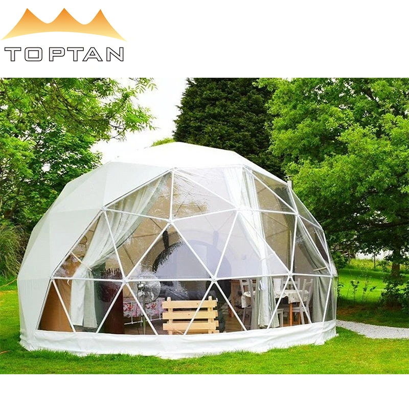 6m Customized Eco Glamping Tents Event Dome Tents