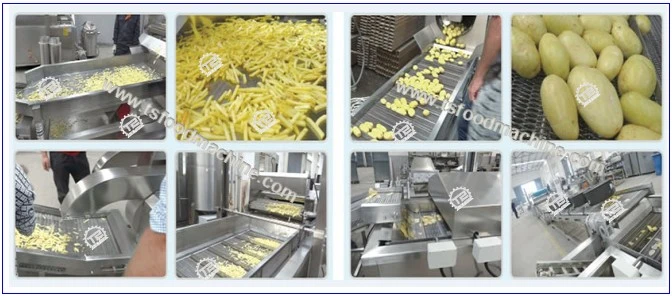 French Fries Frying Machine French Fries Making Machine / Potato French Fries Production Line /Fries Production Line