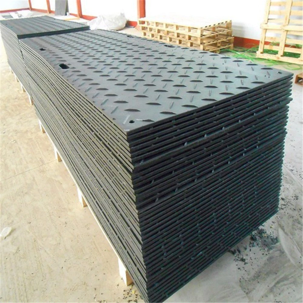 Mould-Presed and Extrusion Recycled UHMWPE HDPE Sheet Temporary Road Mats Driveway Road Mats