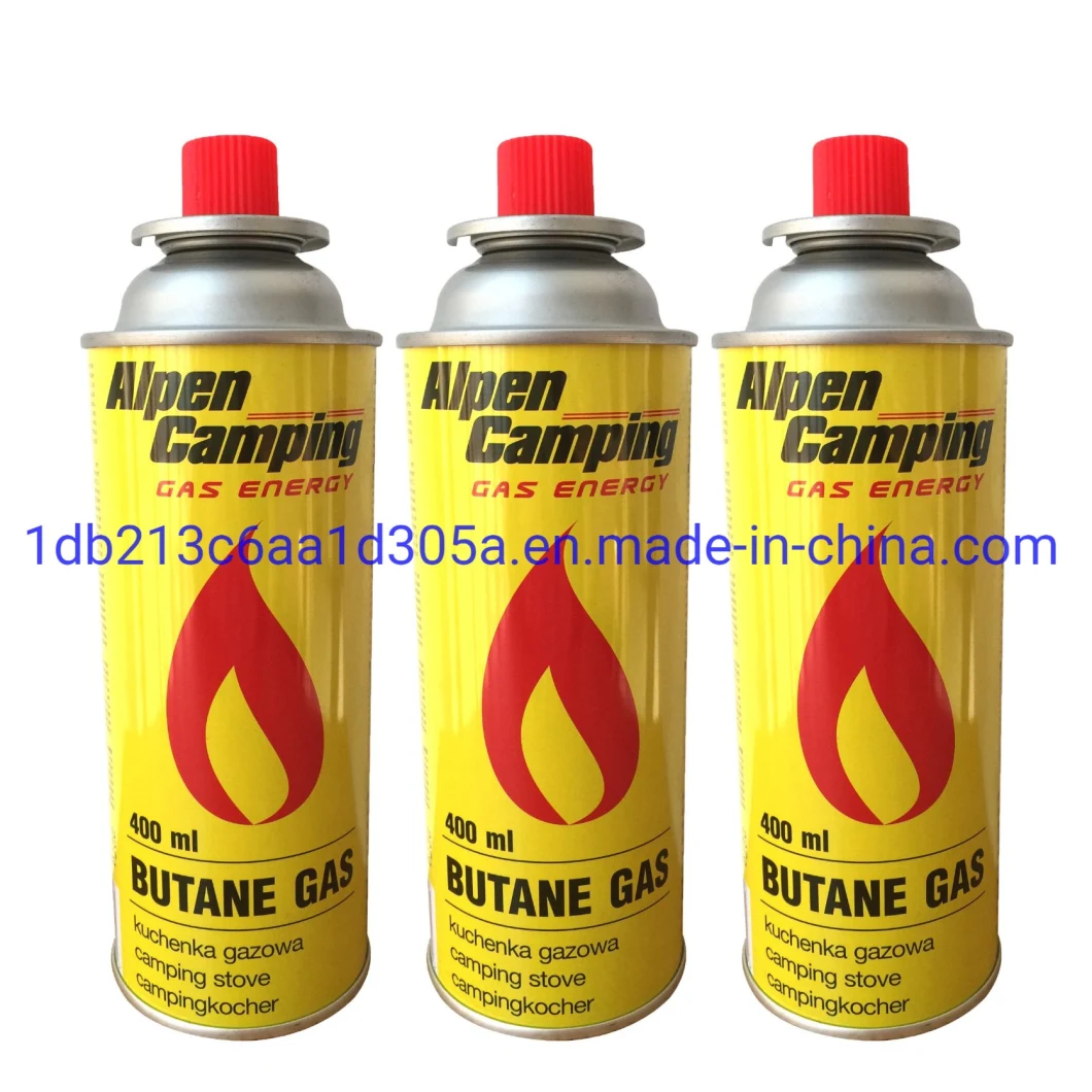Portable Furnace Butane Gas Tank for Portable Gas Stove 220g Nozzle Type
