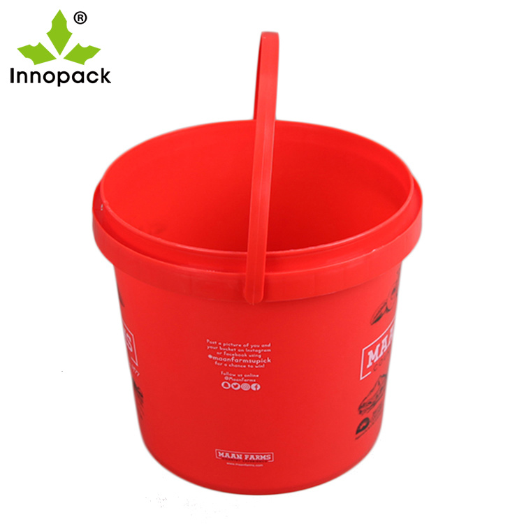 1.5L 2.5L Plastic Paint Bucket for Paint Oil