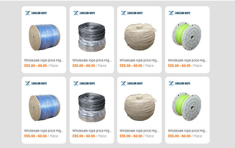 Polypropylene Tiger Rope 22mm 3 Strand PP Rope Polypropylene Monofilament /Multifilamet Fiber Rope