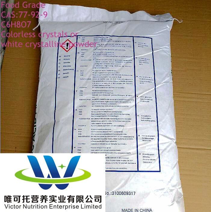 Citric Acid Anhydrous and Citric Acid Monohydrate/Citric Acid Anhydrous 30-100 Mesh