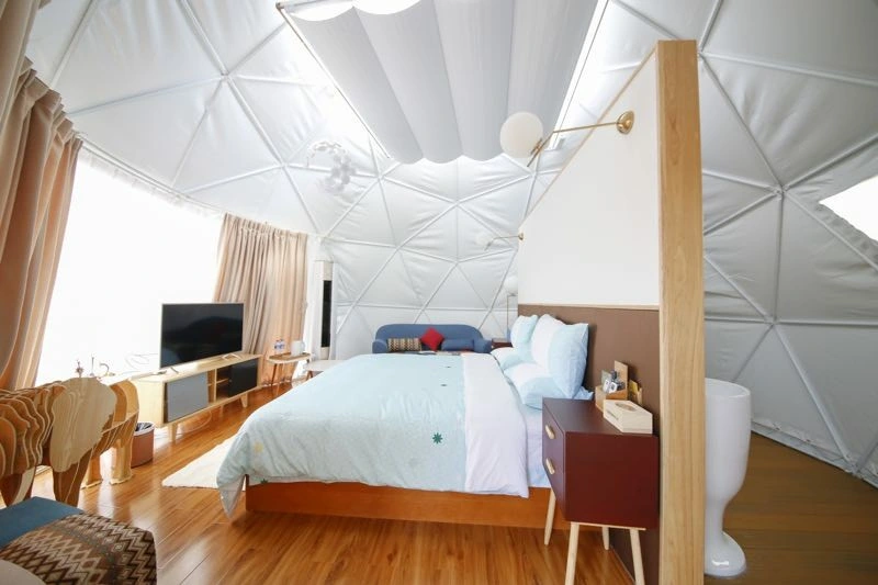 High Quality Half Sphere Igloo Snow Geodesic Dome House Tent