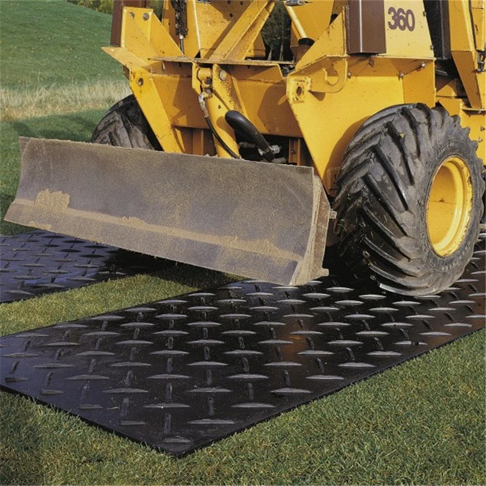 Mould-Presed and Extrusion Recycled UHMWPE HDPE Sheet Temporary Road Mats Driveway Road Mats