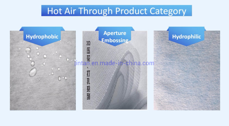 Diaper Raw Materials- Hydrophobic Hot Air Through Non Woven Fabric (C18)