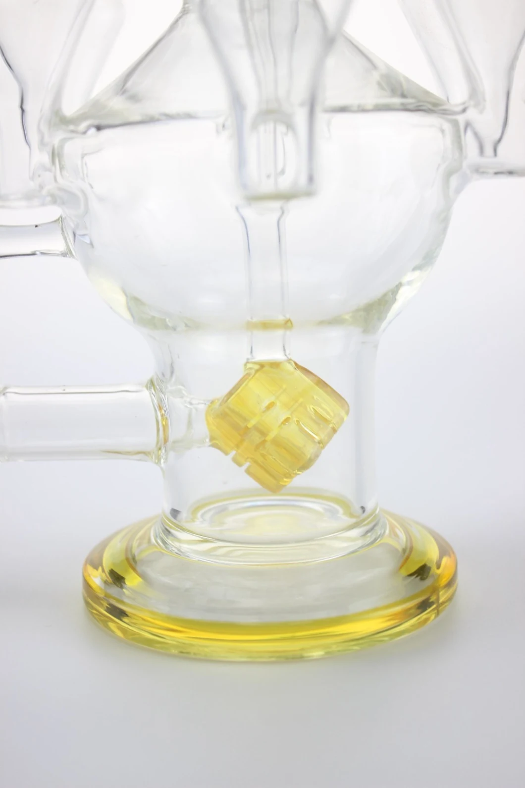 Wholesale Oil Heady Rig Pipes DAB Dir Glass Water Pipes Glass Smoking Recycler Glass Water Pipes