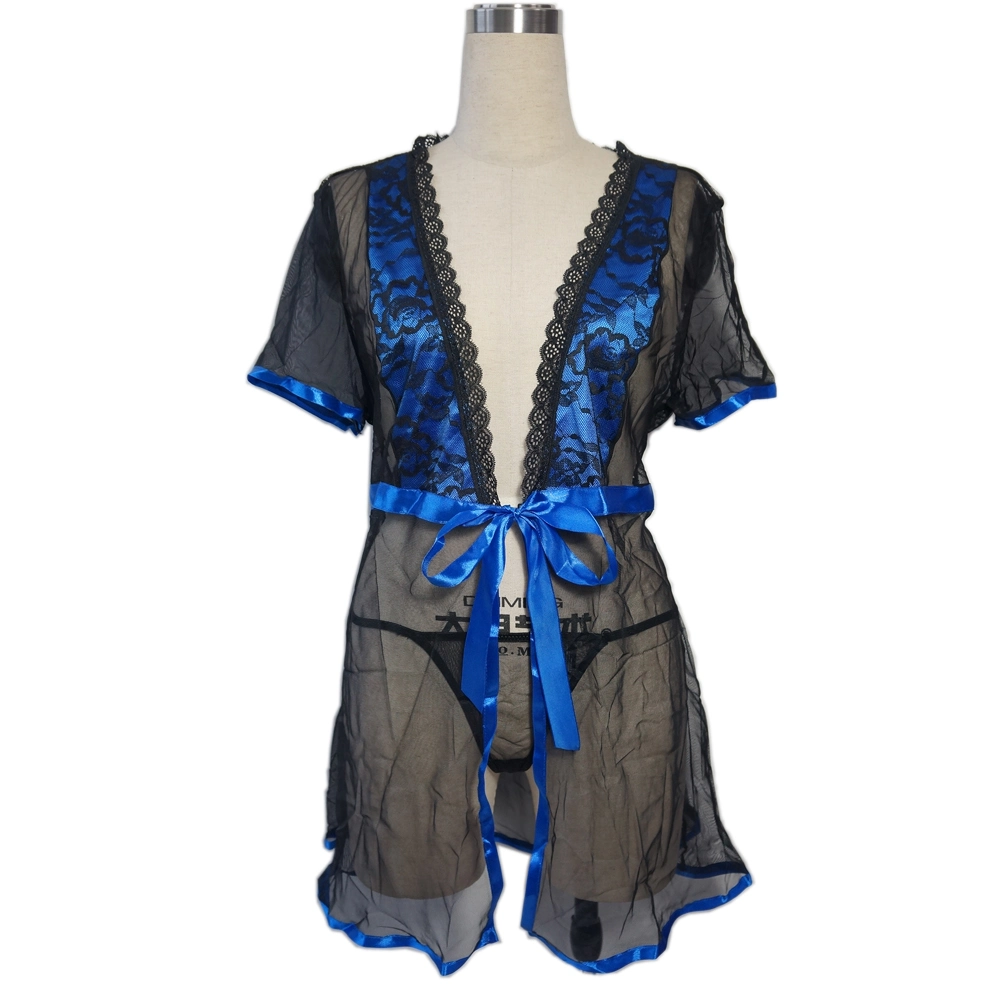 Transparent Lace Babydoll Sleepwear Night Dress Lingerie